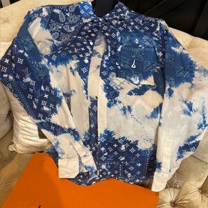 Louis Vuitton Monogram Bandana Hook Detail Long Sleeve